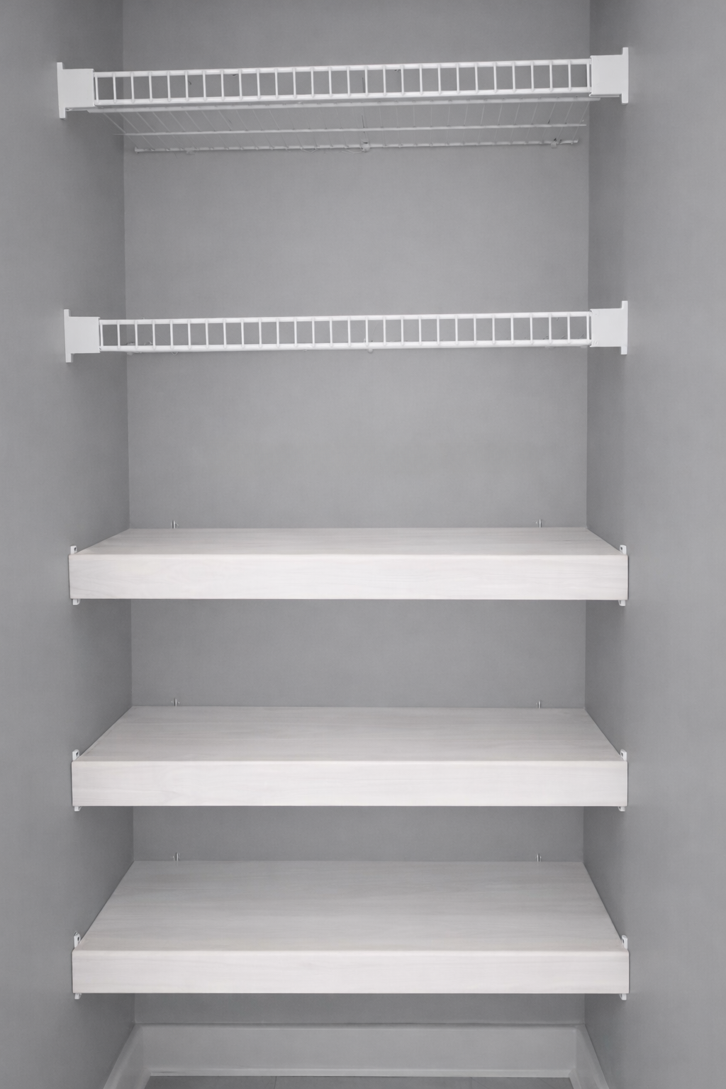 Wood Shelf Cover - Classic White Stain Color