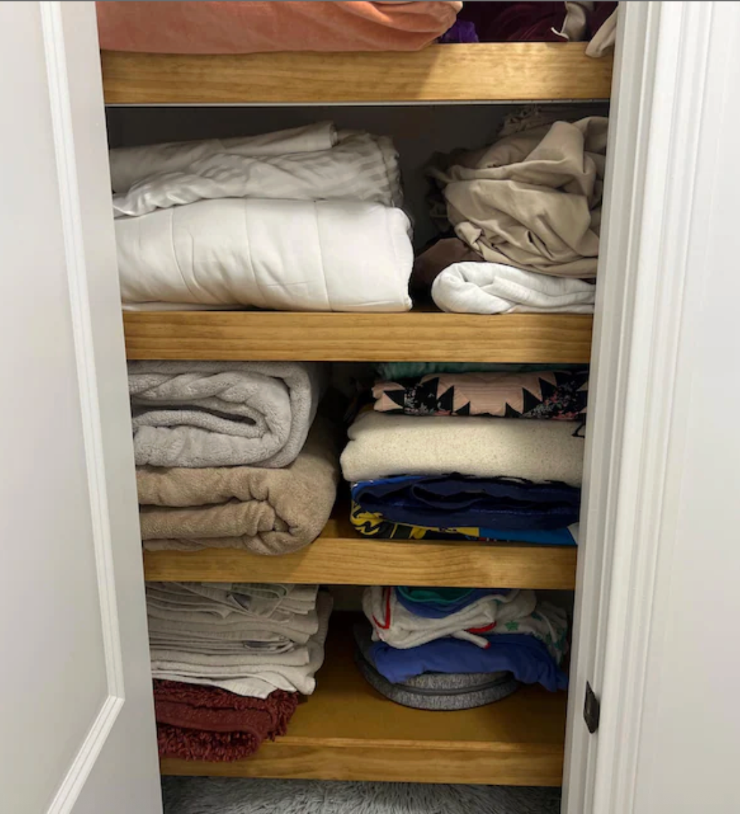 Wood Shelf Cover - Golden Oak Stain Color