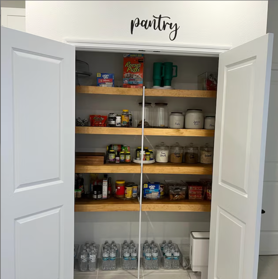 Wood Shelf Cover - Golden Oak Stain Color