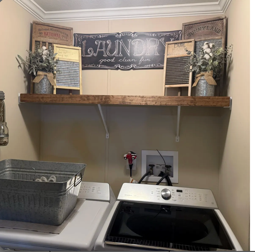 Wood Shelf Cover - Red Oak Stain Color