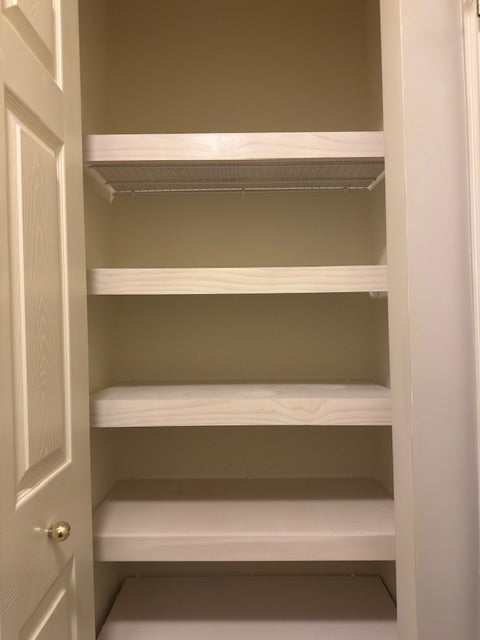 Wood Shelf Cover - Classic White Stain Color