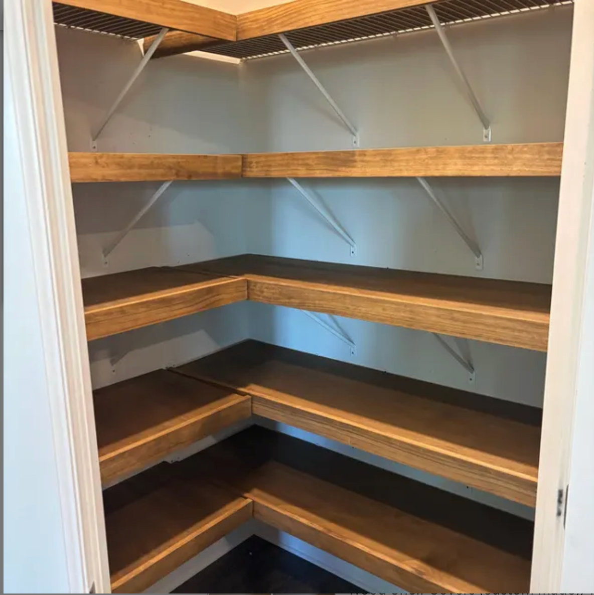 Wood Shelf Cover - Early American Stain Color