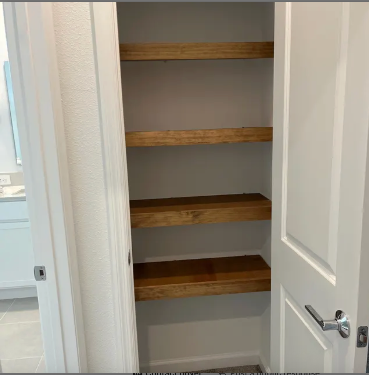 Wood Shelf Cover - Early American Stain Color