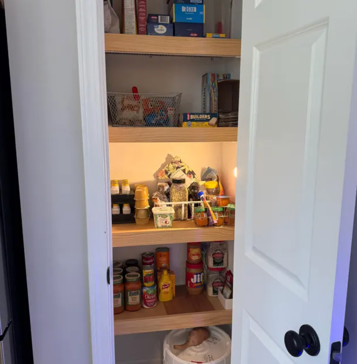 Wood Shelf Cover  - Natural Stain Color