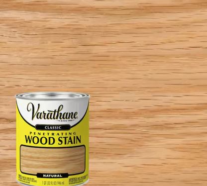 Wood Shelf Cover  - Natural Stain Color