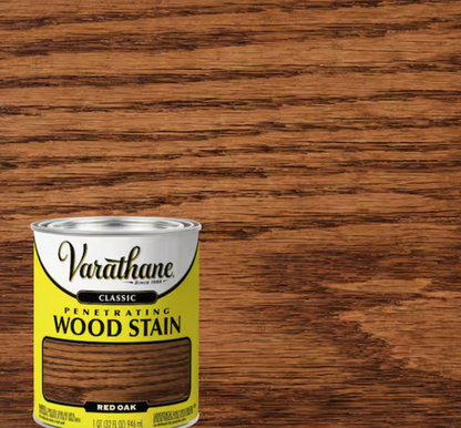 Wood Shelf Cover - Red Oak Stain Color