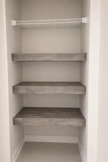 Wood Shelf Cover  - Classic Gray Stain Color