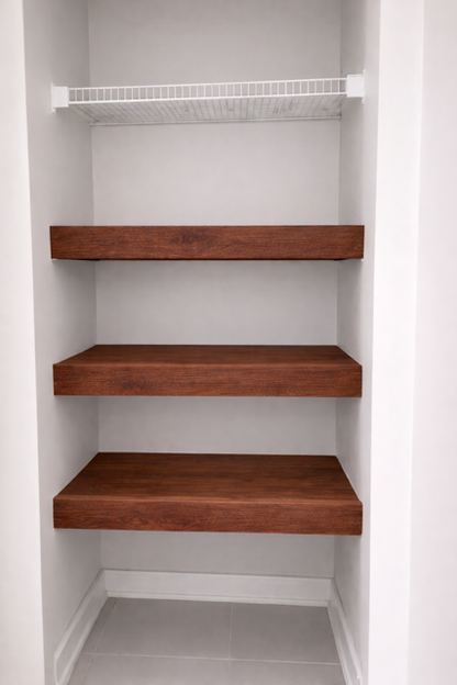 Wood Shelf Cover - Red Oak Stain Color